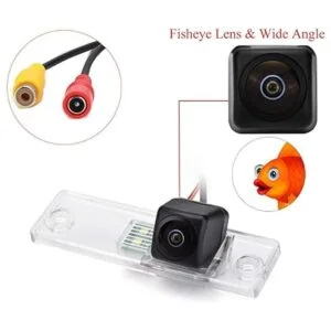 aSATAH Fisheye Lens Cámara de visión trasera para Toyota_2