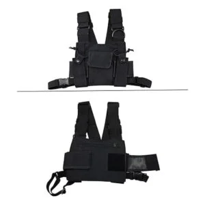 abcGoodefg arnés de pecho para radio con bolsillos_4