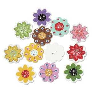 akoak 50 piezaspaquete 20 mm. multicolor botones de_5