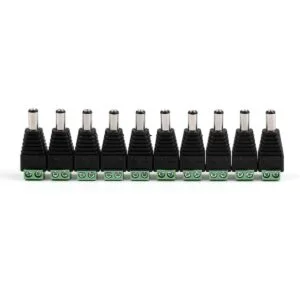areyourshop 10 pcs 5.5 mm x 2.5 mm Cámara CCTV DC Power_1