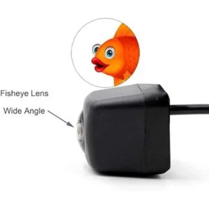 aSATAH Fisheye Lens Cámara de visión trasera para Toyota_3