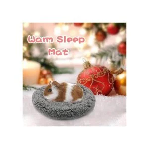 almohadilla redonda de terciopelo cálida dormir