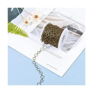 arricraft Cadenas de bronce antiguo de 32.8 ft cadenas de