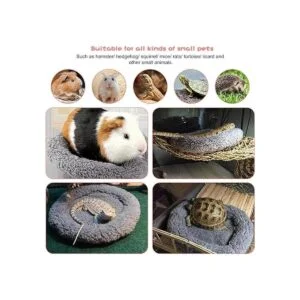 almohadilla redonda de terciopelo cálida dormir