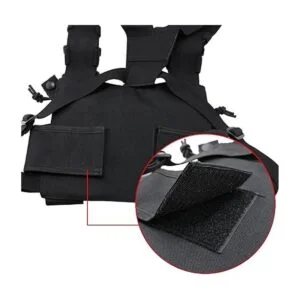 abcGoodefg arnés de pecho para radio con bolsillos_3