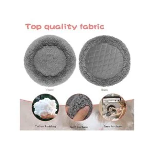 almohadilla redonda de terciopelo cálida dormir