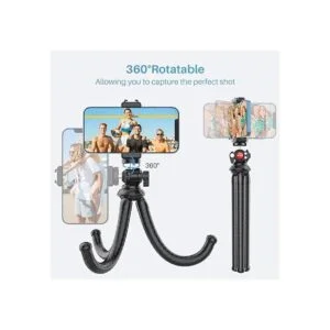 Anozer Trípode para teléfono flexible con clip