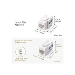 Con certificado UL Paquete de 25 enchufes Keystone de_2