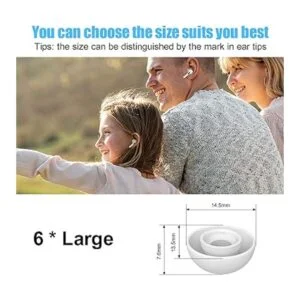 3 pares Puntas de repuesto para Airpods Pro y Airpods_6