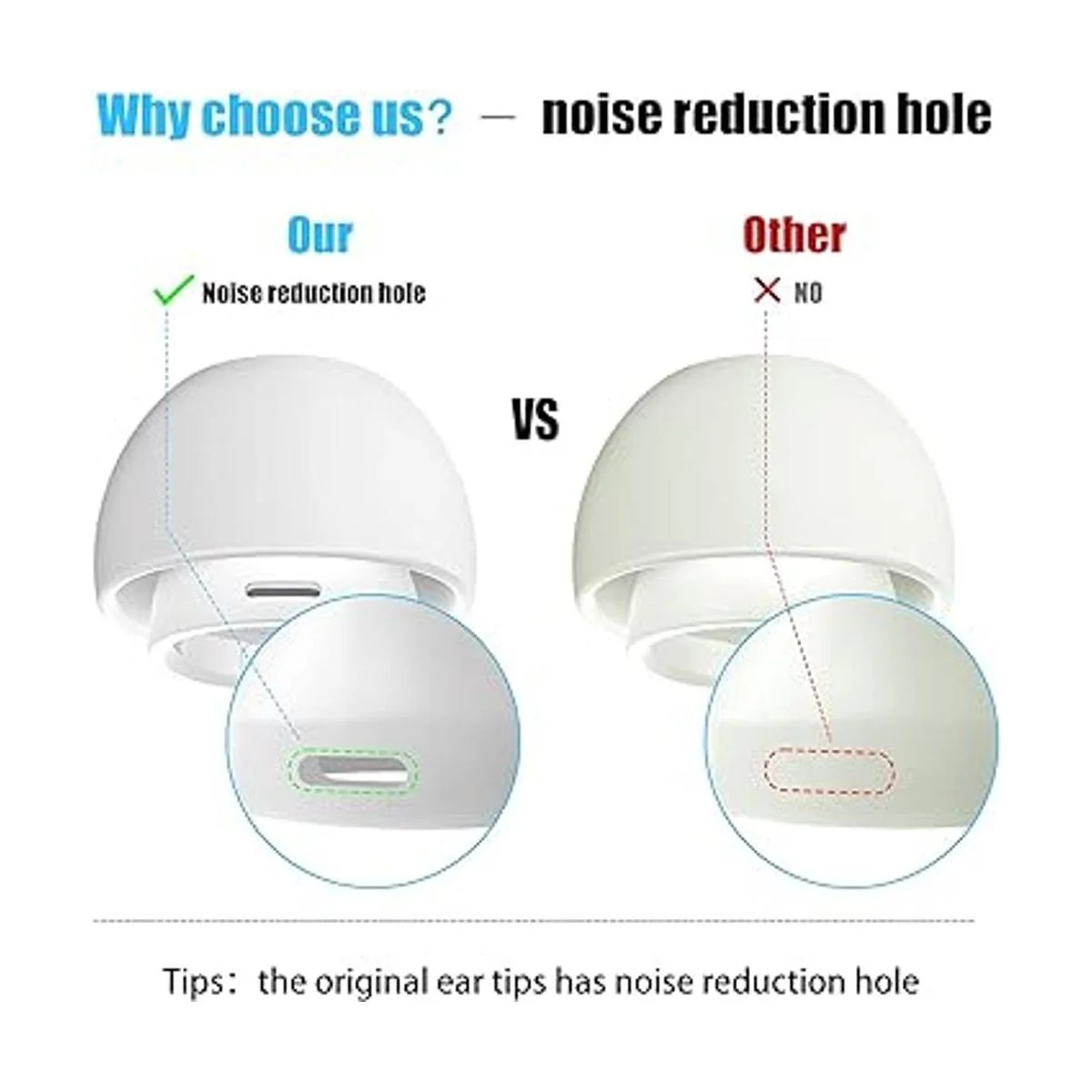 3 pares Puntas de repuesto para Airpods Pro y Airpods_2