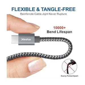 5 unidades Cable USB tipo C cargador de carga rápida_5