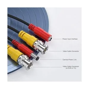 Cables de 20 AWG WildHD 100 pies 8MP4K BNC cable todo