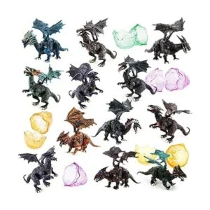 12 unidades Deluxe figuras de dragón 3D realista_5