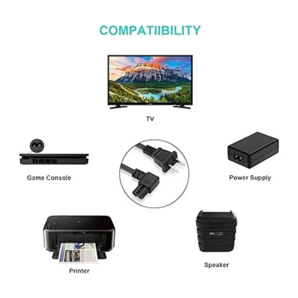 Listado UL Cable de alimentación de 12 pies compatible_4