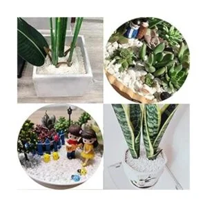 18 libras guijarros blancos acuarios grava río roca