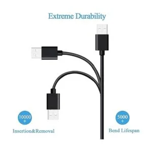 Paquete de 2 Cable de carga USB compatible con Samsung_4