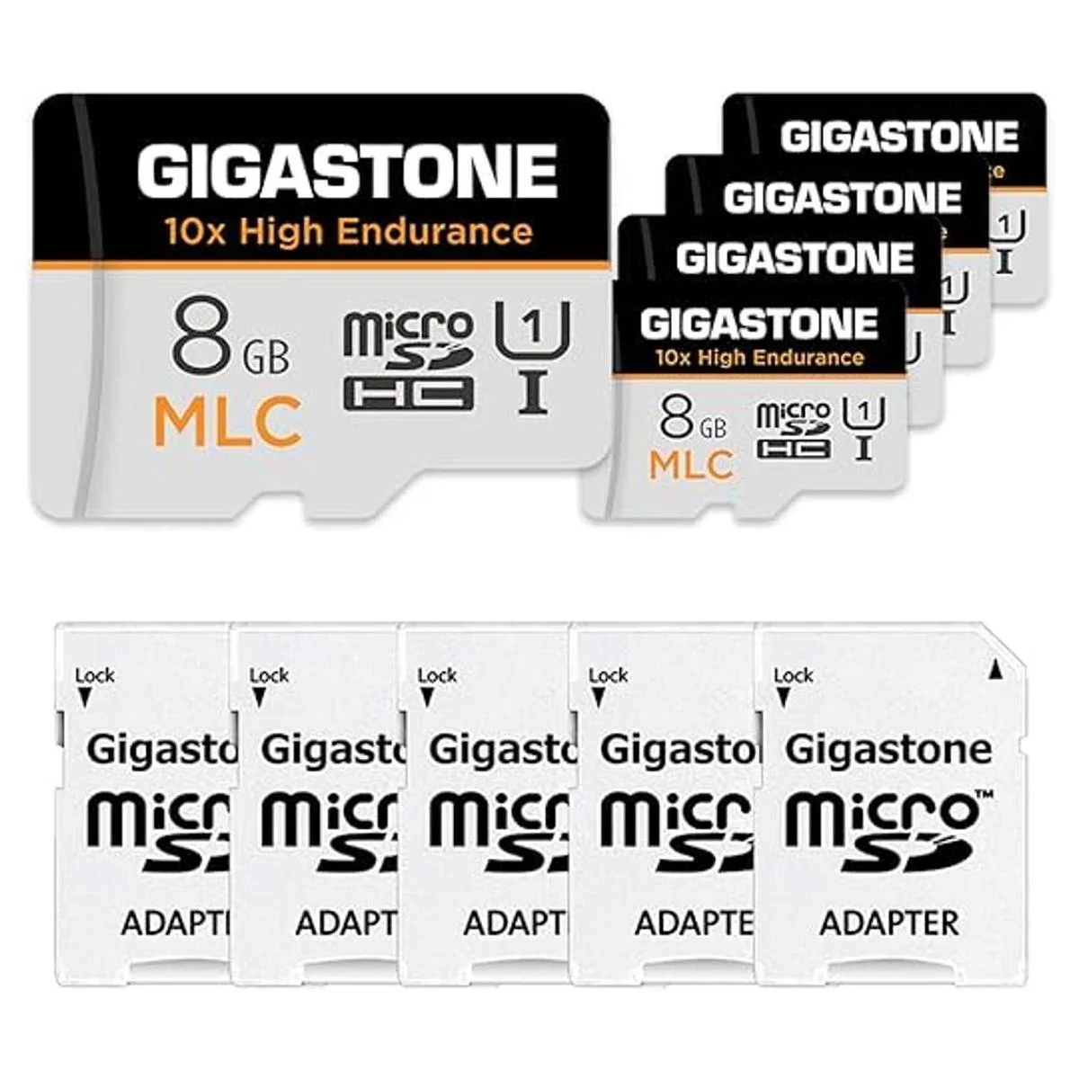 10 veces de alta resistencia Gigastone Paquete de 5_1