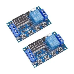 Paquete de 2 Relé de temporizador programable de 630 V