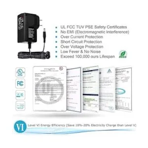 UL Listed Chanzon 12V 1A 12W AC DC conmutación de fuente_4