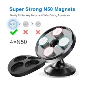 2 unidades Soporte magnético para teléfono imán