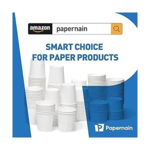 8 oz 100 unidades blanco Papernain papel desechables