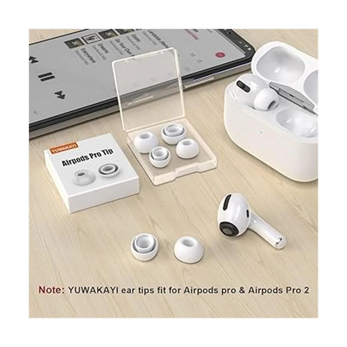 3 pares Puntas de repuesto para Airpods Pro y Airpods_5