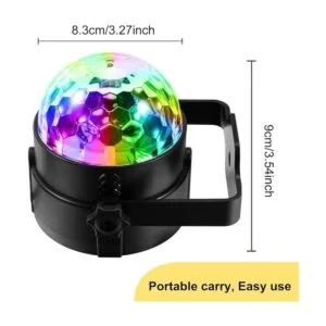 4 unidades Luces de fiesta activadas con control remoto_3