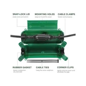 3 unidades Cubierta de seguridad para cable de extensión_2