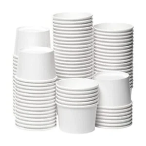 8 oz 100 unidades blanco Papernain papel desechables