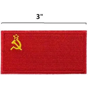 Juego de 2 piezas Parche bordado de la bandera de la_2