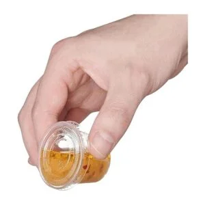 200 juegos 1 onza Tazas desechables de plástico con_3