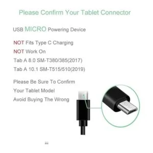 Paquete de 2 Cable de carga USB compatible con Samsung_3