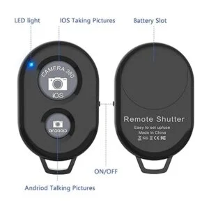 Zttopo Obturador de cámara remoto con Bluetooth para_3