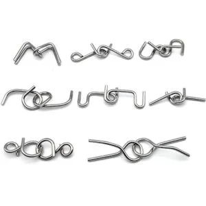 Zooshine 18 Sets Metal Brain Puzzles Teasers IQ ToysMetal_4