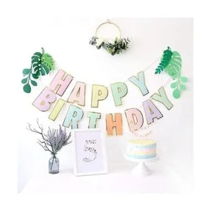 ZoZac Banner y decoraciones de feliz cumpleaños