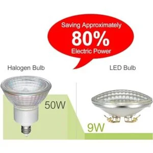 Zorykn PAR36 Bombilla LED de paisaje 9 W 900 lm 50 W