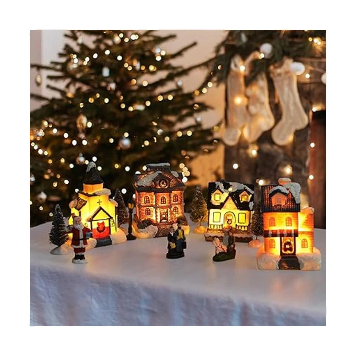 ZornRC Juegos de pueblo de Navidad casas de pueblo de_5