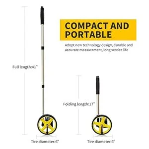 Zozen Rueda de medición telescópica de 6 pulgadas rueda_2