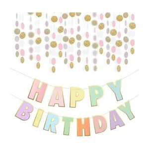 ZoZac Banner y decoraciones de feliz cumpleaños