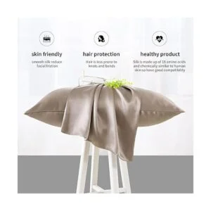 Zimasilk Funda de almohada de seda 100 morera para la_5