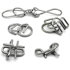 Zooshine 18 Sets Metal Brain Puzzles Teasers IQ ToysMetal_3