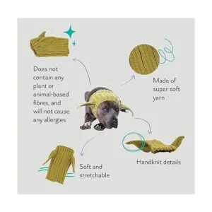 Zoo Snoods Disfraz de Yoda para bebés para perros y_6