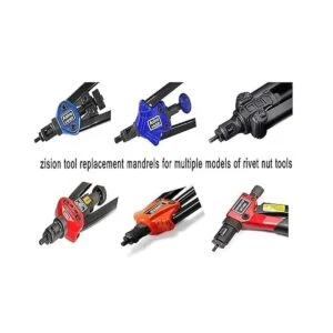 Zision Tool M12 Punta para herramienta de tuerca de_2