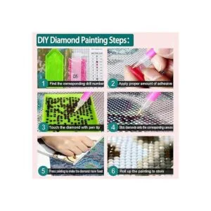Zimal Claude Monet Pintura de diamante para pared con