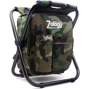 Zology Mochila plegable para silla de camping con bolsa de_4