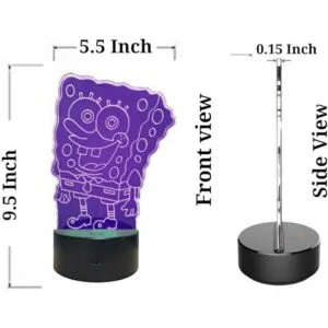 Zillion Craft Esponja Bob Forma de dibujos animados 3D_4