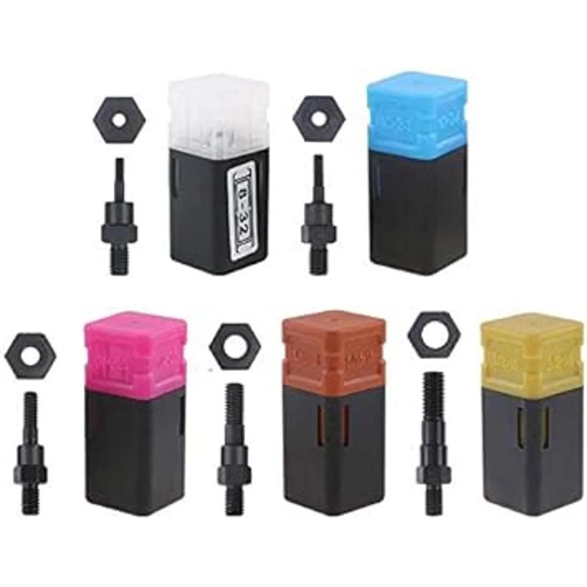 Zision Tool 5 piezas de repuesto para tuercas de remache_1