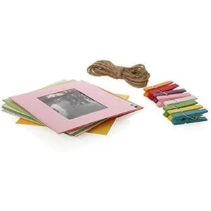 Zink Marcos de fotos cuadrados coloridos para papel de 2 x_3