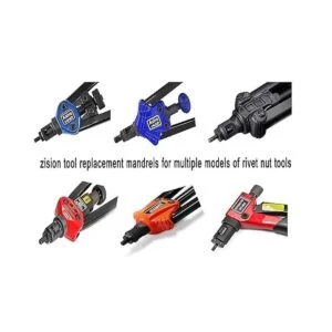 Zision Tool M3 Punta para herramienta de tuerca de_2