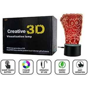 Zillion Craft Esponja Bob Forma de dibujos animados 3D_3